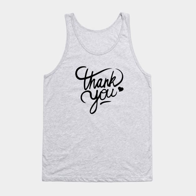 Thank you Tank Top by SvetaCreative